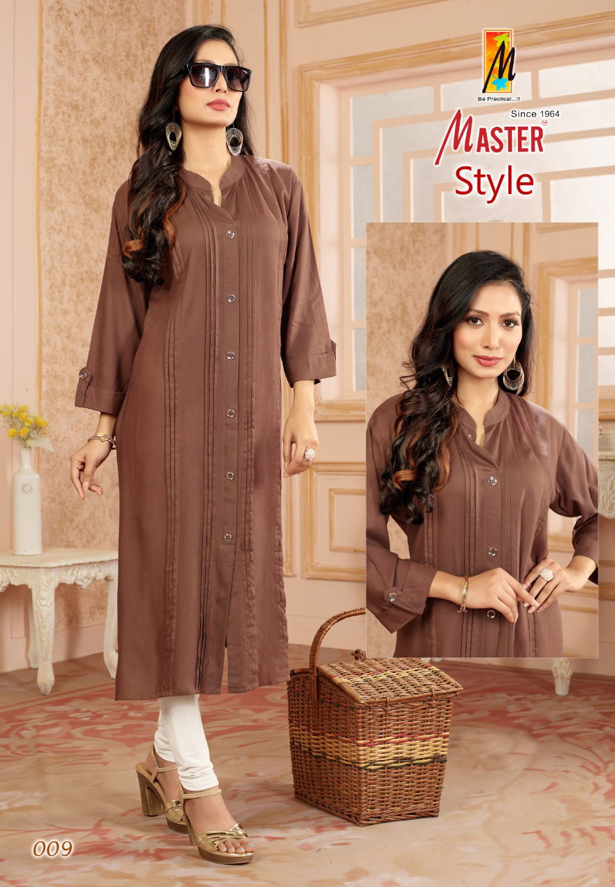 Master Style Ethnic Wear Designer Wholesale Kurti Collection 